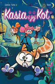 Kasia i jej Kot T.3. Autor: HERVE RICHEZ, Christophe Cazenove, YRGANE RAMON. Dadada.pl Okładka książki Kasia i jej Kot T.3