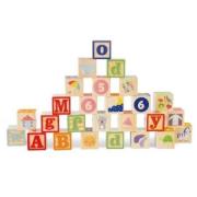 Opakowanie Klocki drewniane stempelki 26 el.