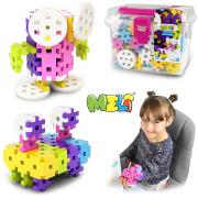 Opakowanie Klocki Meli Basic Constructor Pink Travel Box 250 Elementów