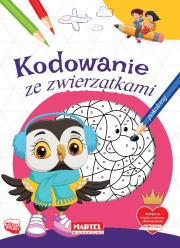 Kodowanie ze zwierzątkami. Autor: Jarosław Żukowski, Karina Zachara. Dadada.pl Okładka książki Kodowanie ze zwierzątkami