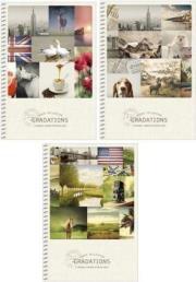 Opakowanie Kołonotes A5 /96 kartkowy w kratkę. Seria 914K.  Skolarik (mix wzorów)