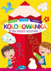 Okładka książki Kolorowanka dla małych artystów
