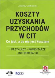 Okładka książki Koszty uzyskania przychodów w CIT