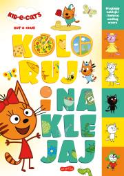 Okładka książki Kot-o-ciaki. Koloruj i naklejaj