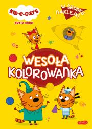 Okładka książki Kot-o-ciaki. Wesoła kolorowanka