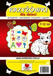 Krzyżówki dla dzieci 7-12 lat. Autor: Wileńska Agnieszka. Dadada.pl Okładka książki Krzyżówki dla dzieci 7-12 lat