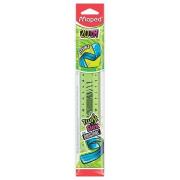 Opakowanie Linijka Twist'n Flex niełamliwa20 cm zielona