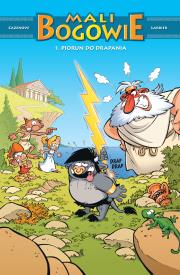 Okładka książki Mali Bogowie T.1 Piorun do drapania