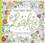Malowany świat Łąka. Autor: Agnieszka Kamińska. Dadada.pl Okładka książki Malowany świat Łąka