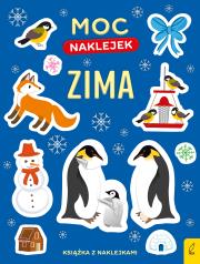 Okładka książki Moc naklejek. Zima