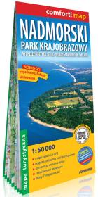 Nadmorski Park Krajobrazowy laminowana mapa turystyczna 1:50 000. Autor:   Praca zbiorowa. Dadada.pl Okładka książki Nadmorski Park Krajobrazowy laminowana mapa turystyczna 1:50 000