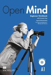 Okładka książki Open Mind Beginner A1 WB + CD MACMILLAN