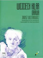 Orawa. Transkrypcja na trzy akordeony PWM. Autor: Kilar Wojciech. Dadada.pl Okładka książki Orawa. Transkrypcja na trzy akordeony PWM