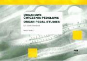 Organowe ćwiczenia pedałowe 2. Autor: Józef Chwedczuk. Dadada.pl Okładka książki Organowe ćwiczenia pedałowe 2