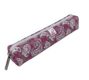 Opakowanie Piórnik mini prostokąt Paisley fuksja złota PPM-56