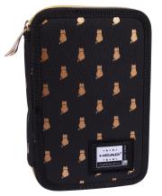 Piórnik podwójny bez wyp. Golden Kitty Head ASTRA. Wydawca: ASTRA papiernicze. Dadada.pl Opakowanie Piórnik podwójny bez wyp. Golden Kitty Head ASTRA