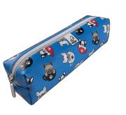 Opakowanie Piórnik prostokąt Buldogi niebieskie PP-77