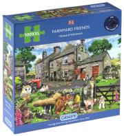 Opakowanie Puzzle 100 XXL Przyjaciele z jednej farmy G3