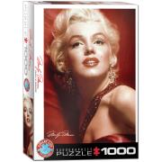Opakowanie Puzzle 1000 Marilyn Monroe czerwony portret 6000-0812