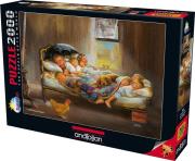 Opakowanie Puzzle 2000 Dom, słodki dom