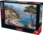 Opakowanie Puzzle 2000 Domy nad jeziorem