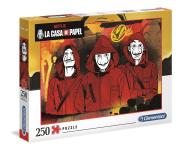 Puzzle 250 Netflix La Casa de Papel. Wydawca: Clementoni. Dadada.pl Opakowanie Puzzle 250 Netflix La Casa de Papel