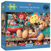 Puzzle 250 XL Drzemka na pluszowym misiu G3. Wydawca: Gibsons. Dadada.pl Opakowanie Puzzle 250 XL Drzemka na pluszowym misiu G3