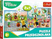Puzzle 2w1 Rodzina Treflików TREFL. Wydawca: Trefl. Dadada.pl Opakowanie Puzzle 2w1 Rodzina Treflików TREFL