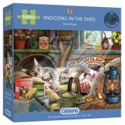Puzzle 500 XL Drzemka G3. Wydawca: Gibsons. Dadada.pl Opakowanie Puzzle 500 XL Drzemka G3