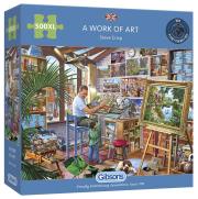 Puzzle 500 XL Dzieło sztuki G3. Wydawca: Gibsons. Dadada.pl Opakowanie Puzzle 500 XL Dzieło sztuki G3