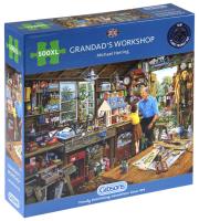 Puzzle 500 XL Warsztat dziadka G3. Wydawca: Gibsons. Dadada.pl Opakowanie Puzzle 500 XL Warsztat dziadka G3
