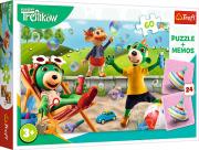 Puzzle 60 + memos Rodzina Treflików TREFL. Wydawca: Trefl. Dadada.pl Opakowanie Puzzle 60 + memos Rodzina Treflików TREFL