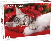 Opakowanie Puzzle Christmas Kitten 500