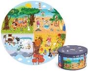 Opakowanie Puzzle okrągłe 4 poru roku