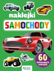 Samochody. Naklejki. Autor: Opracowanie zbiorowe. Dadada.pl Okładka książki Samochody. Naklejki