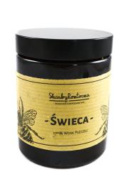 Zdjęcie produktu Skarby Roztocza Świeca z wosku pszczelego w słoiku 180ml 