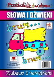 Słowa i dźwięki. Przedszkole w domu. Autor: Wileńska Agnieszka. Dadada.pl Okładka książki Słowa i dźwięki. Przedszkole w domu