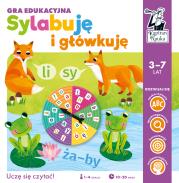 Okładka książki Sylabuję i główkuję Gra edukacyjna Kapitan Nauka