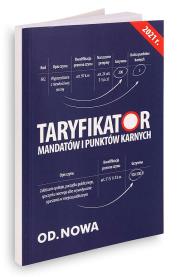 Okładka książki Taryfikator mandatów i punktów karnych 2020