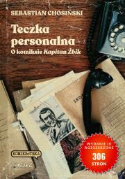 Teczka personalna. O komiksie Kapitan Żbik. Autor: Sebastian Chosiński. Dadada.pl Okładka książki Teczka personalna. O komiksie Kapitan Żbik