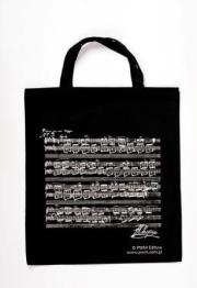 Opakowanie Torba czarna - nuty Chopina