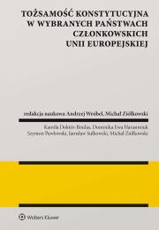 Okładka książki Tożsamość konstytucyjna w wybranych państwach członkowskich Unii Europejskiej