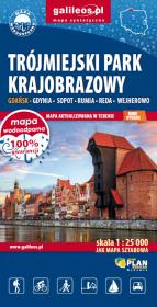 Okładka książki Trójmiejski Park Krajobrazowy - mapa