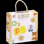 Opakowanie Układanka Cyferki Zabawka drewniana 61441