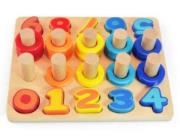 Opakowanie Układanka drewniana cyferki