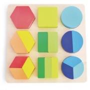 Opakowanie Układanka drewniana kształty