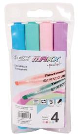 Opakowanie Zakreślacz MAXX Pastel 4 kolory
