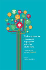 Zdalne uczenie się i nauczanie a specjalne potrzeb. Autor: Domagała-Zyśk Ewa. Dadada.pl Okładka książki Zdalne uczenie się i nauczanie a specjalne potrzeb
