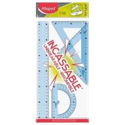 Opakowanie Zestaw Study niełamliwy 4 elementy 30cm niebieski