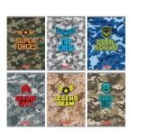 Opakowanie Zeszyt A5/16K kratka Military (10szt)